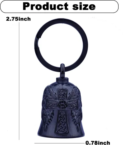 Miniatura 6 de Campanas de motocicleta para hombre, campana de ángel de motocicleta para hombres y mujeres, accesorio de motociclista, protección de seguridad
