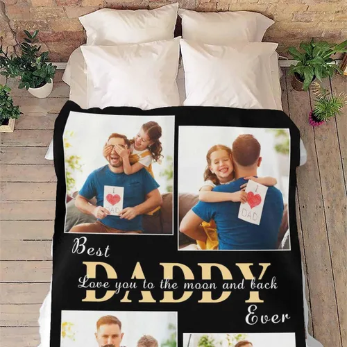 Miniatura 51 de MyPupSocks Manta personalizada para mamá, regalos personalizados para mamá, manta de cama con fotos, regalos de cumpleaños para mujeres, mamá