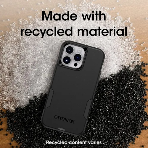 Miniatura 7 de OtterBox Funda para iPhone 14 Pro Max Commuter Series, negra, delgada y resistente, apta para bolsillo, con protección de puerto