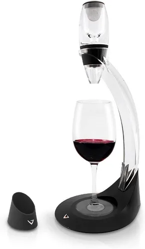 Vinturi Aireador de Vino Deluxe Essential Vertedor de Vino Tinto y Juego de Soporte de Torre Decantador Airea Fácil y Convenientemente el Vino por