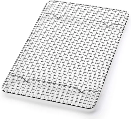 Miniatura 9 de Spring Chef rejilla de enfriamiento de acero inoxidable de 8.5 x 12 pulgadas para cocinar y hornear - Rejilla de enfriamiento para galletas apta