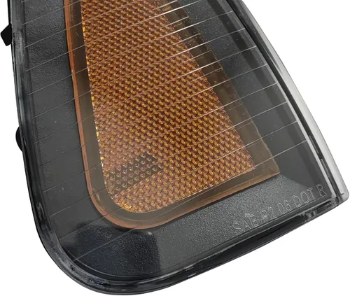 Miniatura 6 de Conjunto de luz de esquina de señal de giro lateral con bombillas compatible con Dodge Charger 2005 2006 2007 2008 2009 2010 sustituye a CH2550124