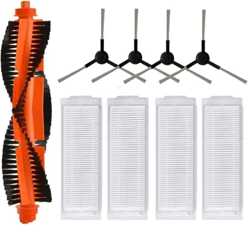 Miniatura 10 de McbeAn Compatible con Xiaomi Robot Aspiradora S10 Accesorios Aspiradora Piezas de Repuesto Repuesto Cepillo Principal Filtro Hepa Trapeador Paño