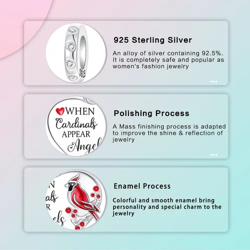 Miniatura 169 de LUXILLA Abalorio de plata de ley 925 para madre, hija, abuela, para familia, amor, madre, hija, abuela, para pulseras, collares, dijes, abalorios