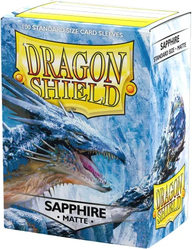 Miniatura 20 de Dragon Shield Fundas mate para tarjetas de tamaño estándar 100 CT – Fundas TCG lisas y resistentes Compatible con Pokemon, Flesh & Blood, One