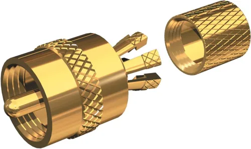Shakespeare 3003.4061 PL-259-CP-G Marine Center Pin Conector, Oro