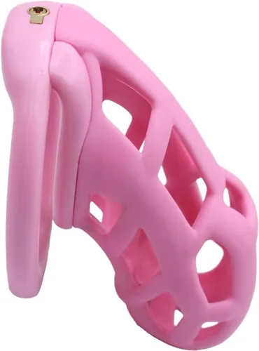 Miniatura 11 de Jaula de castidad de resina, dispositivo de castidad masculina 3.0 con 4 anillos, dispositivo de castidad masculina para pene, jaula de castidad