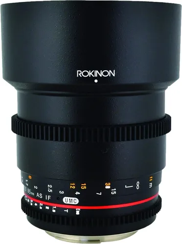 Miniatura 4 de Rokinon - Lentes de cine gran angular con armazón completo para Canon EF de 85 mm T1.5 AS IF UMC.