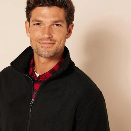Miniatura 4 de Tienda Essentials - Chaqueta de vellón con cremallera completa para hombre (disponible en tallas para personas grandes y altas)