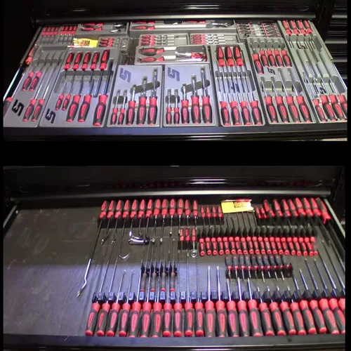 Miniatura 7 de Organizador de destornilladores ToolBox Widget Pro Series 4.0 – Soporte magnético para cajones de herramientas – Sistema de organizador de caja