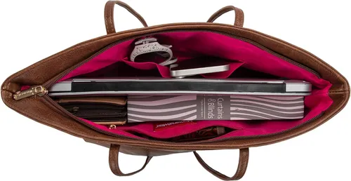 Miniatura 5 de Montana West Bolsos medianos de hombro para mujer con cremallera, bolso ligero de todos los días para trabajo, viaje o compras