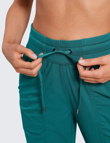 Miniatura 3 de CRZ YOGA Pantalones deportivos ligeros de entrenamiento para mujer, pantalones casuales de cintura alta para correr al aire libre con bolsillos