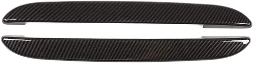 Miniatura 3 de YIWANG - Tiras decorativas de fibra de carbono para asiento de coche, 2 unidades, para BMW X5 F15 G05 X7 G07 2014-2019