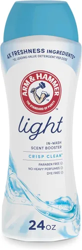 ARM & HAMMER Light In-Wash Scent Booster, potenciador de aroma para lavandería con aroma a limpio fresco, 24 onzas