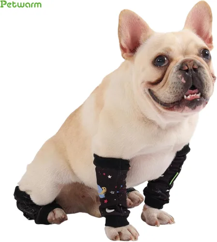 Miniatura 4 de PetWarm Juego de 4 fundas de recuperación para perros, funda para patas de perro, ideal para comodidad y apoyo durante la recuperación de mascotas