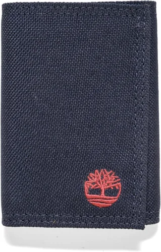 Timberland Billetera de nailon triple para hombre