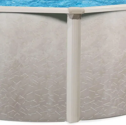 Miniatura 14 de Aquarian - Piscina para exteriores con marco de acero por encima del nivel del suelo, redonda, 24 x 52 pulgadas, veneciana Veneciano