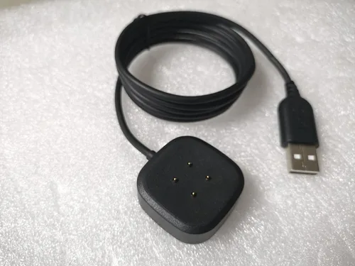 Miniatura 5 de Magnetismo fuerte compatible con cargador Fitbit Versa 3/4/Sense 1 2, cable de soporte de base de carga de repuesto para reloj inteligente