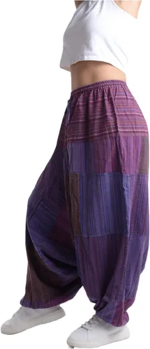 Miniatura 9 de PEACH PEBBLE Pantalones Harem 100% algodón, pantalones bohemios de yoga hippie
