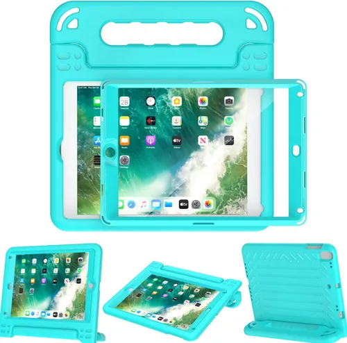 Miniatura 13 de AVAWO funda para iPad 9.7" 2017, para niños., Negro