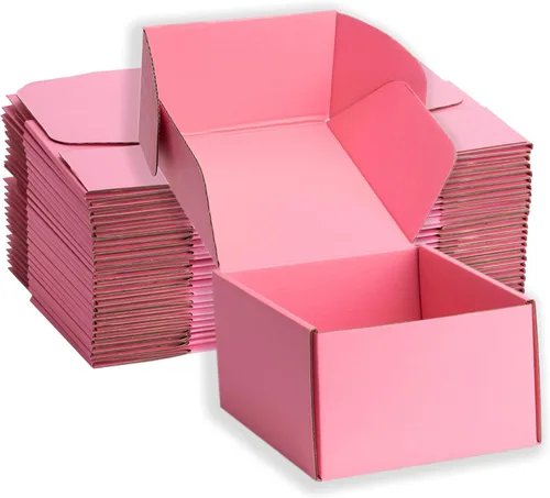 Miniatura 7 de Cajas de envío pequeñas de 6 x 4 x 3 pulgadas, cajas de cartón corrugado negro (paquete de 20) para correo, embalaje, pequeñas empresas y embalaje