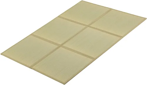Miniatura 12 de FULI Colchón de tatami japonés, tapete Igusa (100% hierba japonesa Rush) se pliega en tres, fabricado en Japón (natural, Full XL)