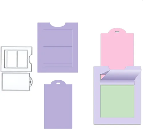 Miniatura 15 de DzIxY One Cloud Border Label Troqueles de corte de metal para kit de fabricación de tarjetas, troqueles de papel de gofrado, plantillas de máquina 6