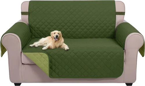Miniatura 57 de U-NICE HOME Funda de sofá reversible para perros con correas elásticas, resistente al agua, protector de muebles para mascotas, funda de sofá