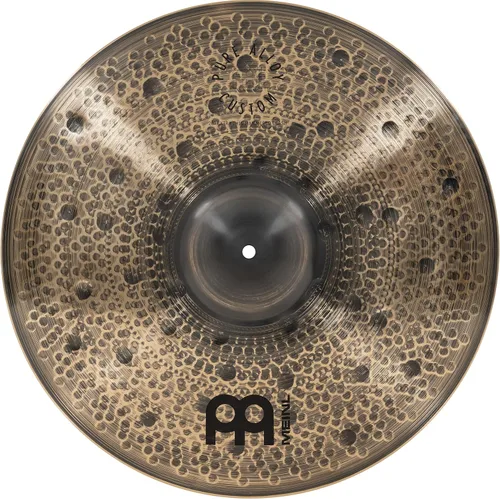Meinl Cymbals Pure Alloy Custom - Choque martillado extrafino de 20 pulgadas, bronce ahumado/acabado brillante, fabricado en Alemania (PAC20ETHC)