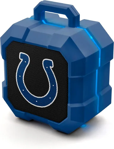 Miniatura 8 de SOAR NFL Shockbox - Altavoz Bluetooth inalámbrico LED, resistente al agua, IPX4, 5.0 Bluetooth con más de 5 horas de tiempo de reproducción, pequeño