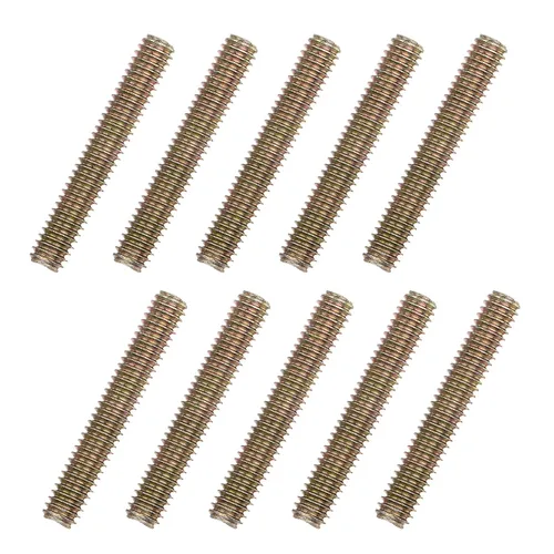Miniatura 17 de uxcell 8 piezas de zinc de color totalmente roscado varilla 1/4"-20, 2" longitud, tornillo de rosca de acero al carbono para montaje de muebles