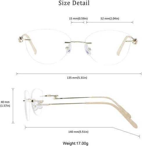 Miniatura 4 de LifeArt Blue Light Blocking Reading Glasses, Reduce Eyestrain, Stylish for Men and Women