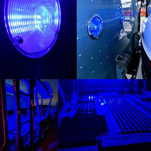 Miniatura 5 de Pack de 6 bombillas DC12V color azul 1156 BA15S 1141 1073 7506 Foco LED de repuesto para señal de giro, luz de freno, luz trasera o faro de reversa