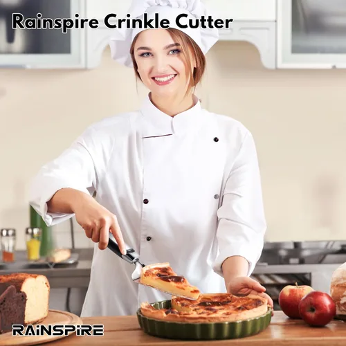 Miniatura 7 de Rainspire Pala servidor de tarta de acero inoxidable, cortador de tarta y pastel, cortador de pastel, apta para lavavajillas, bordes en ambos lados