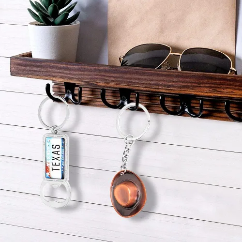 Miniatura 5 de Abrebotellas Texas con llavero de matrícula de Texas, paquete de 12