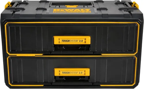 DEWALT ToughSystem Caja de herramientas, 2.0 con dos cajones, 21.8 pulgadas (DWST08320)