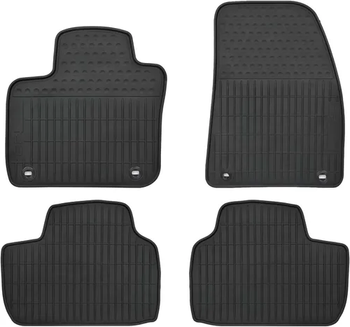 Miniatura 12 de Alfombrillas de coche a medida para Volvo XC60 2018-2025 (No para híbrido) T5 T6 Momentum, alfombrillas de goma negras para auto, protección