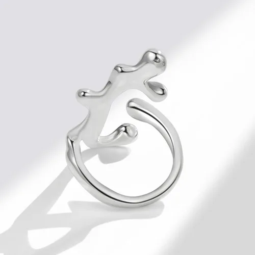 Miniatura 99 de 925 Sterling Silver Ring Minimalist Adjustable Rings Band Handmade Rings for Women Girls