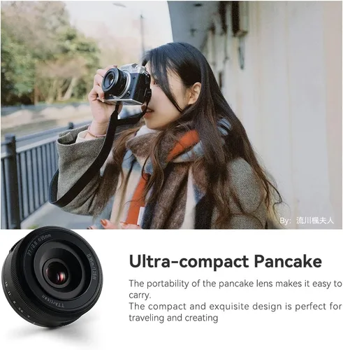 Miniatura 3 de TTArtisan AF 27mm F2.8 Lente de Enfoque Automático APS-C Compatible con Cámaras Sin Espejo Sony E-Mount A5000 A5100 A6000 A6100 A6300 A6400 A6500