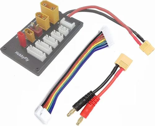 Miniatura 3 de XT30 XT60 XT90 JST T Conector Lipo Batería Cargador Junta 2-6S Junta de carga de equilibrio paralelo para Imax B6 B6AC IDST Q6 Lite Balance Charger