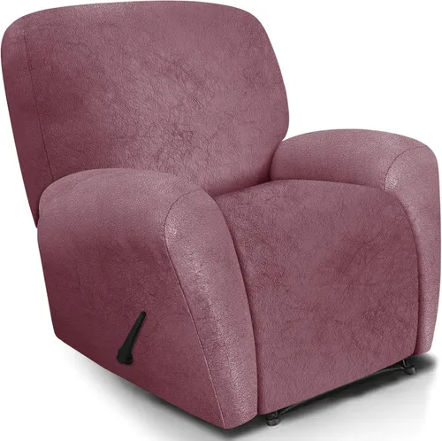 Miniatura 31 de ANARACHON Fundas para Sillas Reclinables Tipo Cuero, 4 Piezas Funda para Sillón Reclinable Lazy Boy, Protector de Muebles - Funda Suave Lavable