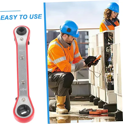 Miniatura 6 de Herramientas de refrigeración Llave de servicio Llave de trinquete de válvula de aire acondicionado