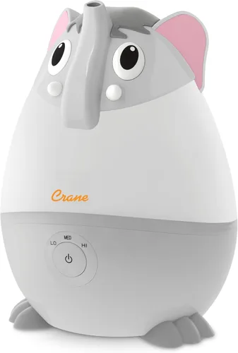 Crane Adorables - Mini humidificadores ultrasónicos para dormitorio y guardería, humidificador de aire de niebla fría de 5 galones para habitación