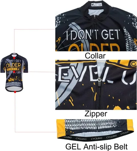 Miniatura 6 de Ciclismo Jersey Hombres, Bicicleta de Montaña Camisa Ciclismo Tops Ropa de carretera Ropa Bicicletas Ciclismo Outfit XXS-6XL