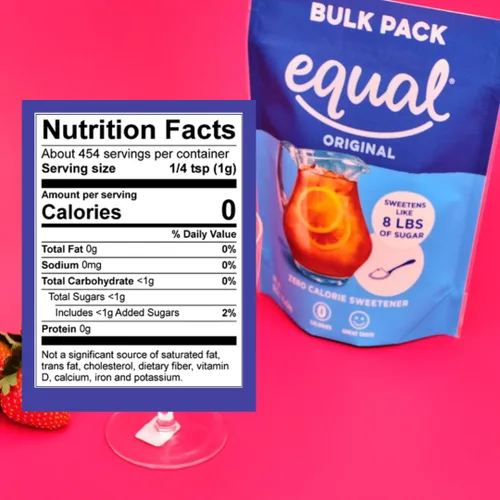 Miniatura 3 de EQUAL Edulcorante de 0 calorías, edulcorante granulado, sustituto del azúcar, alternativa de azúcar cero calorías, alternativa al azúcar, bolsa a