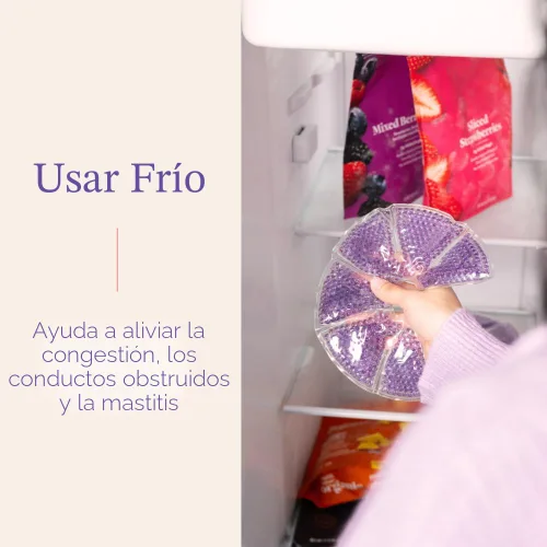 Miniatura 5 de Lansinoh - Paquetes de terapia para el pecho, almohadillas para el pecho frías y calientes con 2 fundas suaves, elementos esenciales