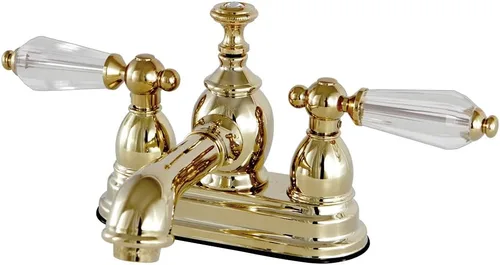 Miniatura 12 de Kingston Brass KS7008WLL Grifo de lavabo central de 4 pulgadas con ventana emergente de latón, 4-1/2 pulgadas en alcance de boquilla, níquel