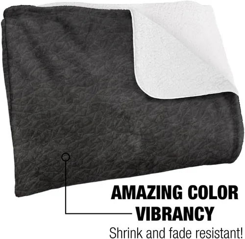 Miniatura 3 de Manta de Star Trek, 50 x 60 pulgadas, Klingon Empire Silky Touch Sherpa Back Manta súper suave