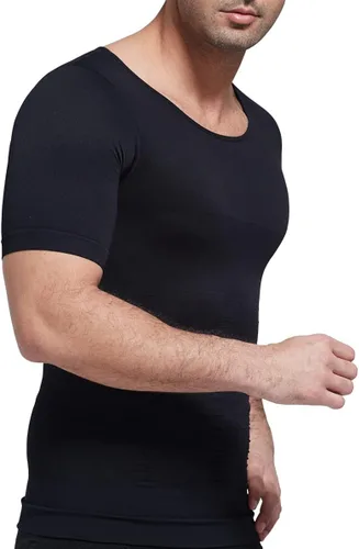 Miniatura 4 de Arjen Kroos Men's Gynecomastia Compression Shirts Shapewear Body Shaper Slimming Undershirts