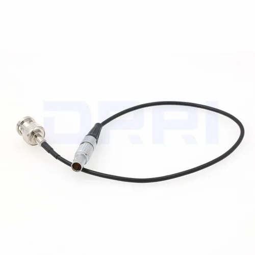 Miniatura 3 de BNC a 9-Pin EXT Conector Cable de entrada de código de tiempo para RED Komodo 6K (cable fino de 9 pines)